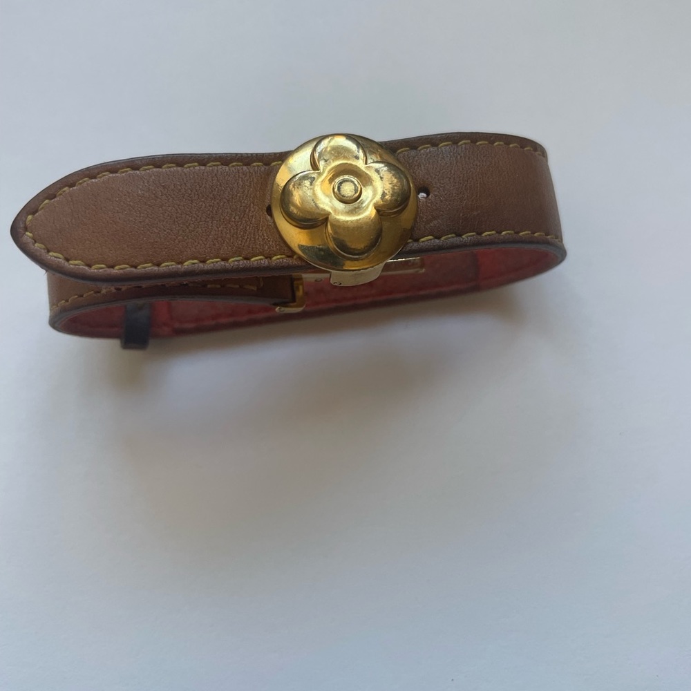 Louis Vuitton Leather Bracelet